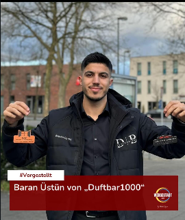 Baran Üstün, Gründer von Duftbar1000 – Vorgestellt in Neuss