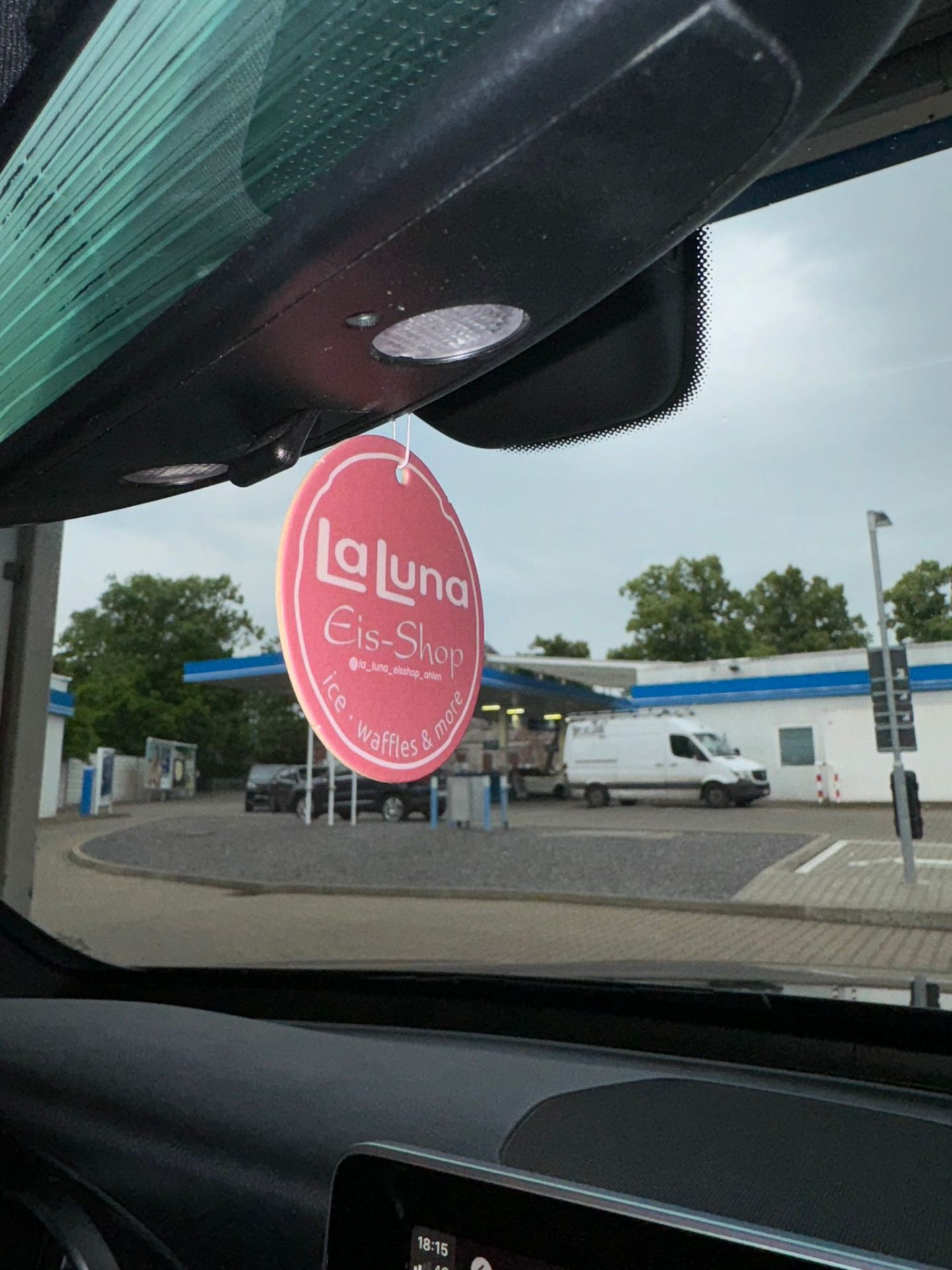 Duftbaum mit Logo – La Luna Eis-Shop Ahlen